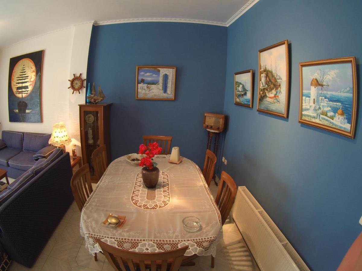 Blue & White Maisonette Over The Sea Near Sounio Sounion Luaran gambar