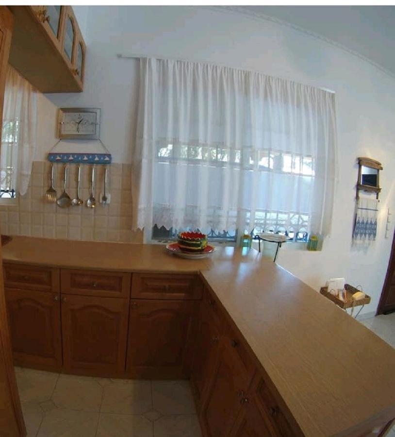 Blue & White Maisonette Over The Sea Near Sounio Sounion Luaran gambar
